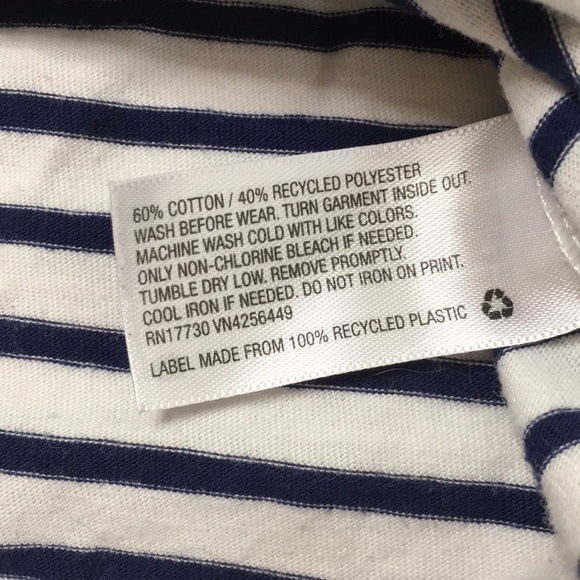 Cat&Jack Girls Striped Heart Long Sleeve Tee - Picture 6 of 6